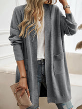 Load image into Gallery viewer, Devine Open Front Long Sleeve Cardigan **5-10 biz day shipping**