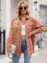 Load image into Gallery viewer, Mandy Plaid Button Up Long Sleeve Shirt **5-10 business day shipping!**