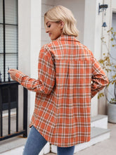 Load image into Gallery viewer, Mandy Plaid Button Up Long Sleeve Shirt **5-10 business day shipping!**