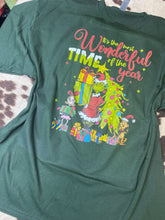 Load image into Gallery viewer, The Most Wonderful Time of the Year Grinch graphic tee