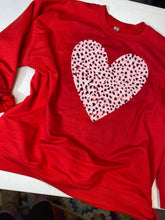Load image into Gallery viewer, Dalmatian heart distressed graphic tee/sweatshirt (TWO COLORS!)