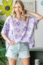 Load image into Gallery viewer, HOPELY Print Waffle Oversized T-Shirt