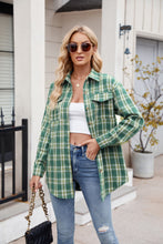 Load image into Gallery viewer, Mandy Plaid Button Up Long Sleeve Shirt **5-10 business day shipping!**