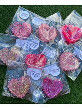 Load image into Gallery viewer, FLASH SALE! Pink scalloped heart shaped freshie