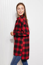 Load image into Gallery viewer, GeeGee Happy Harvest Plaid Button Up Tunic