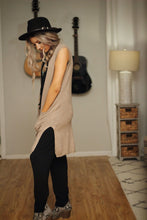 Load image into Gallery viewer, Out on the town cardi vest in mocha-- FINAL SALE!