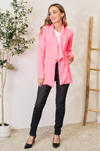 Load image into Gallery viewer, Heimish Full Size Open Front Long Sleeve Blazer