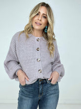 Load image into Gallery viewer, Zenana "Perfectly Poised" Solid Balloon Sleeve Button Front Cardigan