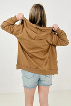 Load image into Gallery viewer, Zenana Solid Zipper Up Hoodie