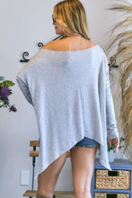 Load image into Gallery viewer, ADORA Solid Boat Neck Long Sleeve Top