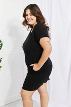 Load image into Gallery viewer, Zenana Chic in the City Full Size Rolled Short Sleeve Dress