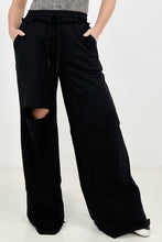 Load image into Gallery viewer, Zenana Distressed Knee French Terry Sweats With Pockets - New Colors