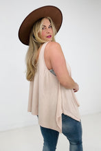 Load image into Gallery viewer, Zenana Oversized Shark Bite Tank Top