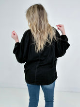 Load image into Gallery viewer, Split V Neck Dolman Sleeve Top