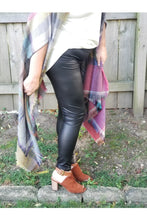 Load image into Gallery viewer, Black mamba faux leather leggings FINAL SALE!