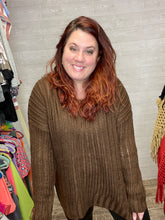 Load image into Gallery viewer, Chocolate Delight chunky sweater