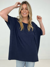 Load image into Gallery viewer, Zenana "Modish Comfort" Rayon Oversized Front Pocket Top