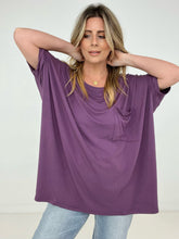 Load image into Gallery viewer, Zenana "Modish Comfort" Rayon Oversized Front Pocket Top
