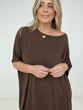 Load image into Gallery viewer, Zenana "Modish Comfort" Rayon Oversized Front Pocket Top