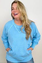 Load image into Gallery viewer, Zenana Pigment Dyed French Terry Pullover With Pockets