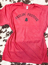 Load image into Gallery viewer, Feelin Festive graphic tee