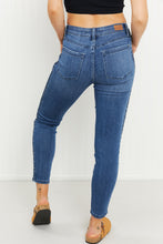 Load image into Gallery viewer, Judy Blue Stevie Full Size Mid-Rise Braided Detail Relaxed Jeans