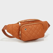 Load image into Gallery viewer, The Amber Bag: Rhombus Pattern Crossbody Waist Bag 3 Colors (Only Ships to US)