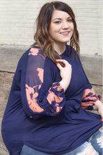 Load image into Gallery viewer, Jet Setter Bubble Sleeve Top