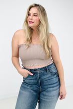 Load image into Gallery viewer, Zenana Smocked Tube Top