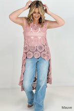 Load image into Gallery viewer, ADORA Crochet Sleeveless Top