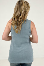 Load image into Gallery viewer, Blumin Apparel Sleeveless V-Neck Tank Top