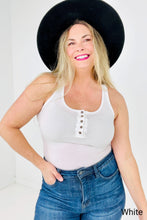 Load image into Gallery viewer, Zenana Ribbed Button Closure Tank Top