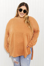 Load image into Gallery viewer, Zenana This Weekend Full Size Melange Jacquard High-Low Sweater