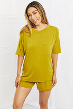 Load image into Gallery viewer, Zenana In The Moment Full Size Lounge Set in Olive Mustard