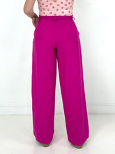 Load image into Gallery viewer, White Birch High Waist Solid Woven Wide Leg Pants With String