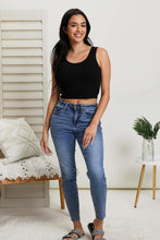 Load image into Gallery viewer, White Birch Take Me With Full Size Longline Bralette with Removable Pads in Black