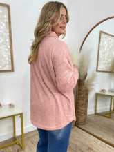 Load image into Gallery viewer, Plush Button Down Pocketed Shirt Jacket