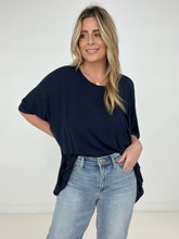 Load image into Gallery viewer, Zenana "Modish Comfort" Rayon Oversized Front Pocket Top