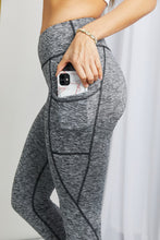 Load image into Gallery viewer, Rae Mode Full Size Heathered Wide Waistband Yoga Leggings