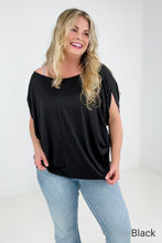 Load image into Gallery viewer, White Birch Short Sleeve Solid Knit Top