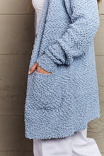 Load image into Gallery viewer, Zenana Falling For You Full Size Open Front Popcorn Cardigan