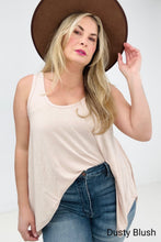 Load image into Gallery viewer, Zenana Oversized Shark Bite Tank Top