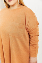 Load image into Gallery viewer, Zenana This Weekend Full Size Melange Jacquard High-Low Sweater