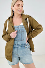 Load image into Gallery viewer, Zenana Solid Zipper Up Hoodie