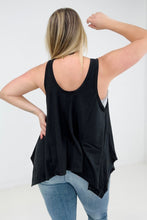 Load image into Gallery viewer, Zenana Oversized Shark Bite Tank Top