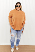 Load image into Gallery viewer, Zenana This Weekend Full Size Melange Jacquard High-Low Sweater