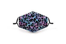 Load image into Gallery viewer, Washable Face Mask with PM2.5 Filter in Spring Cheetah