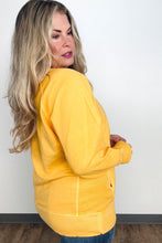 Load image into Gallery viewer, Zenana Pigment Dyed French Terry Pullover With Pockets