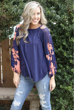 Load image into Gallery viewer, Jet Setter Bubble Sleeve Top