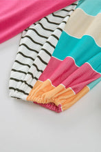 Load image into Gallery viewer, Striped Color Block Long Sleeve Top